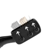 Retractable cleaning brush tool for golf