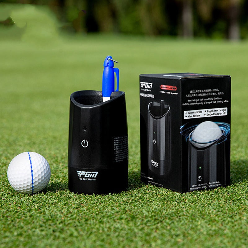 Electric center finder for Golf Ball