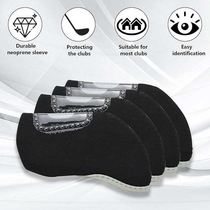 Golf Iron Cover 10set Clear Type B