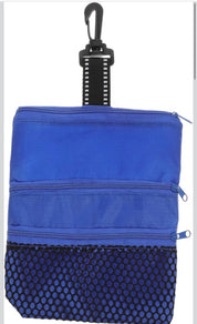 Tee Bag Tee Storage Pouch Zippered Tee Ball Marker Storage Bag With Small Hook Accessories Supplies