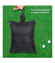 Tee Bag Tee Storage Pouch Zippered Tee Ball Marker Storage Bag With Small Hook Accessories Supplies