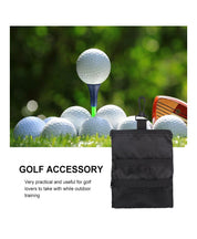 Tee Bag Tee Storage Pouch Zippered Tee Ball Marker Storage Bag With Small Hook Accessories Supplies