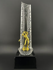 Golf Gold Resin Trophy Gift