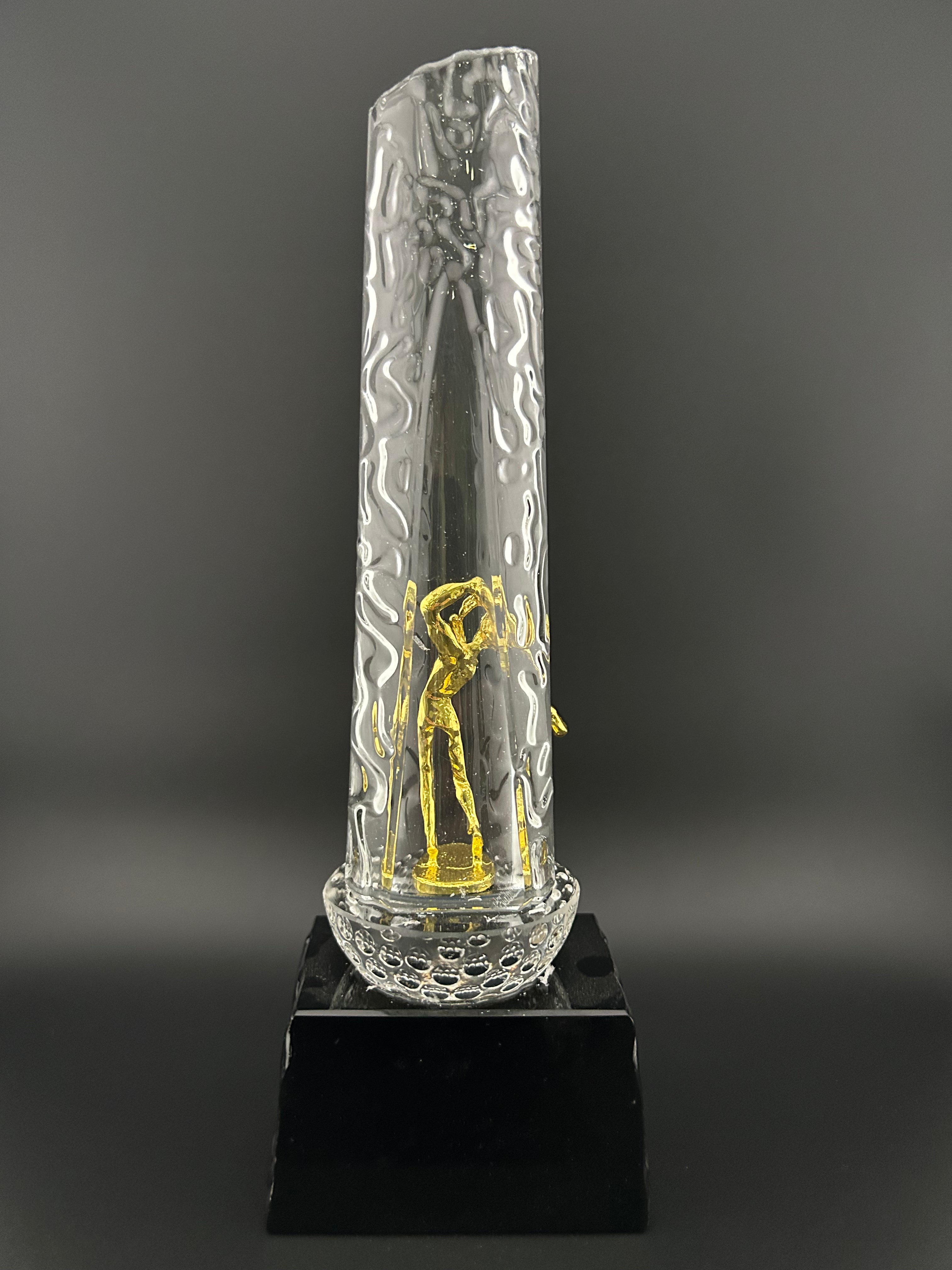 Golf Gold Resin Trophy Gift
