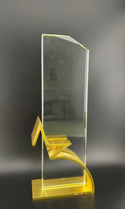 Golf glass tabletop ornament