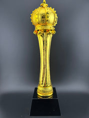 Gold-plated golf gift ornament