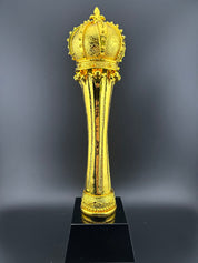 Gold-plated golf gift ornament