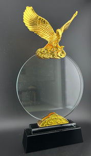 Golf glass tabletop ornament