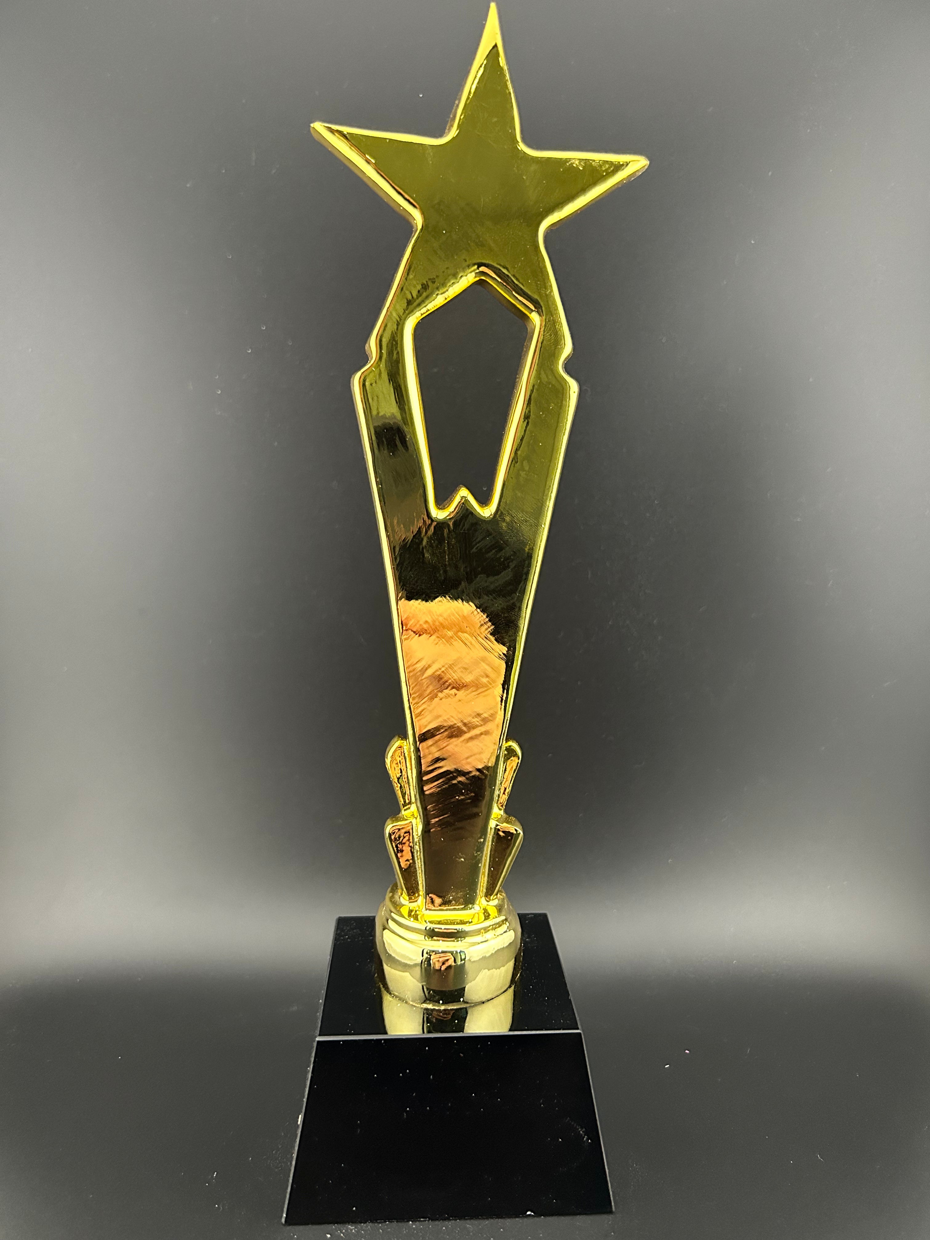 Gold-plated golf gift ornament