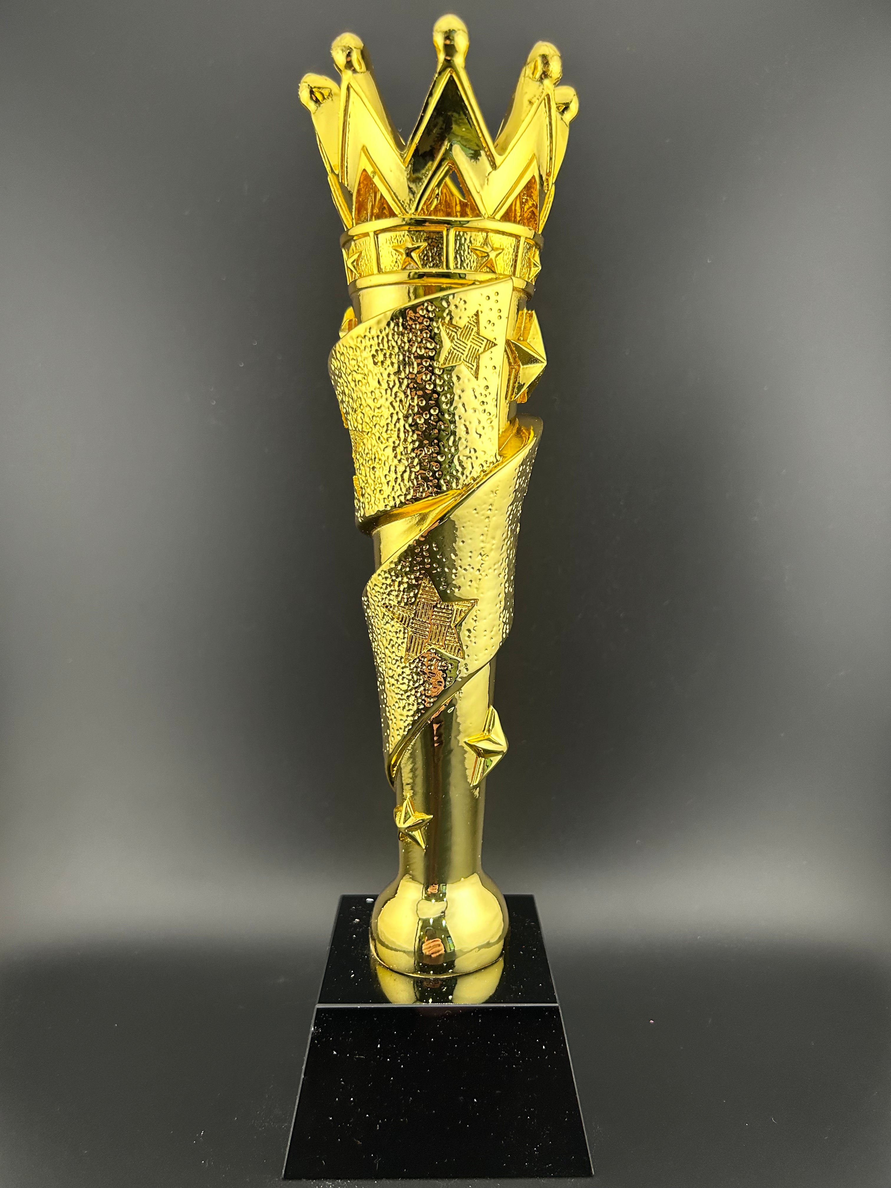 Gold-plated golf gift ornament