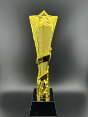Gold-plated golf gift ornament
