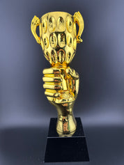 Gold-plated golf gift ornament