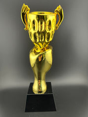 Gold-plated golf gift ornament