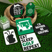 Golf  wooden desktop ornament