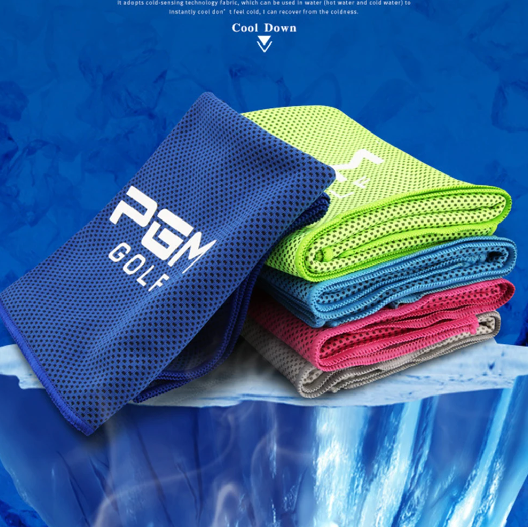 PGM Golf Microfiber Towel Summer Outdoor Cool Sweat Absorbing Quick Drying Towel