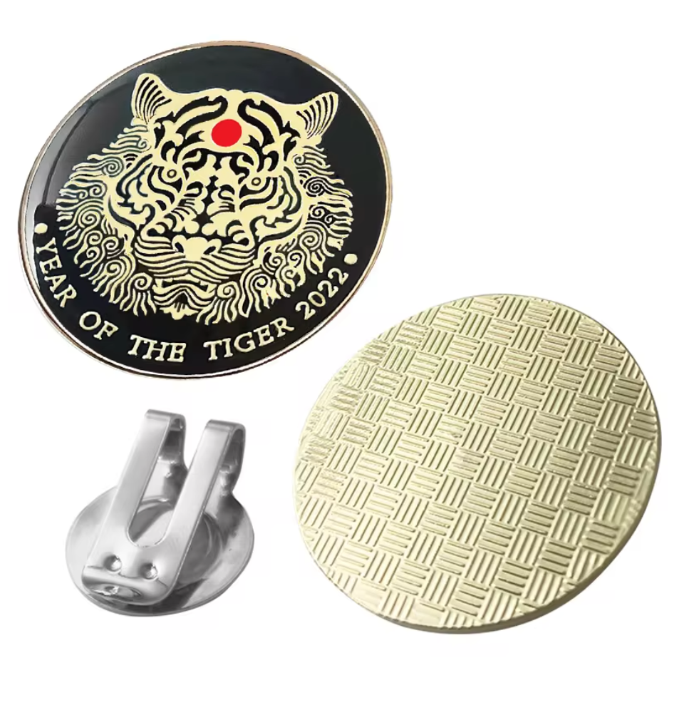 Tiger Metal Ball Marker