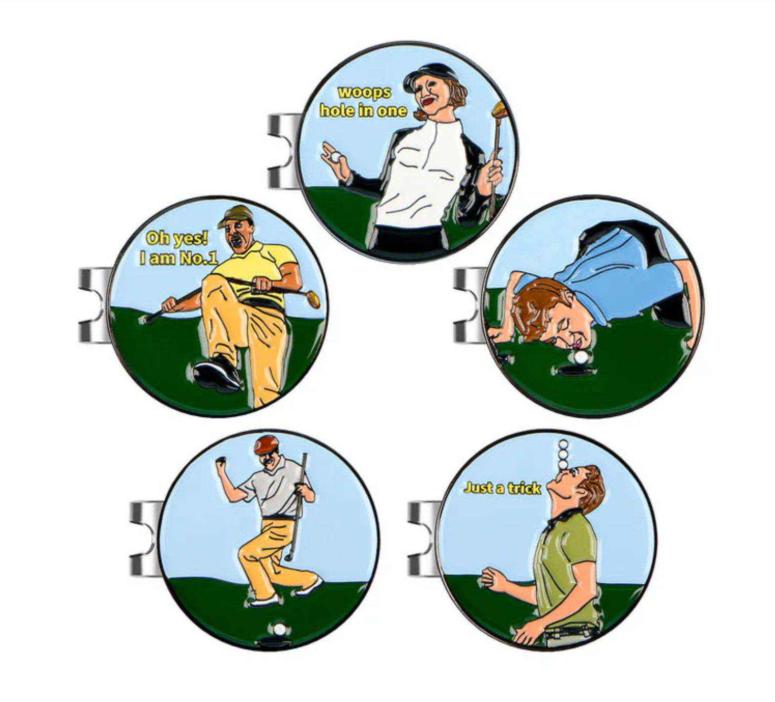 Cartoon Metal Ball Marker