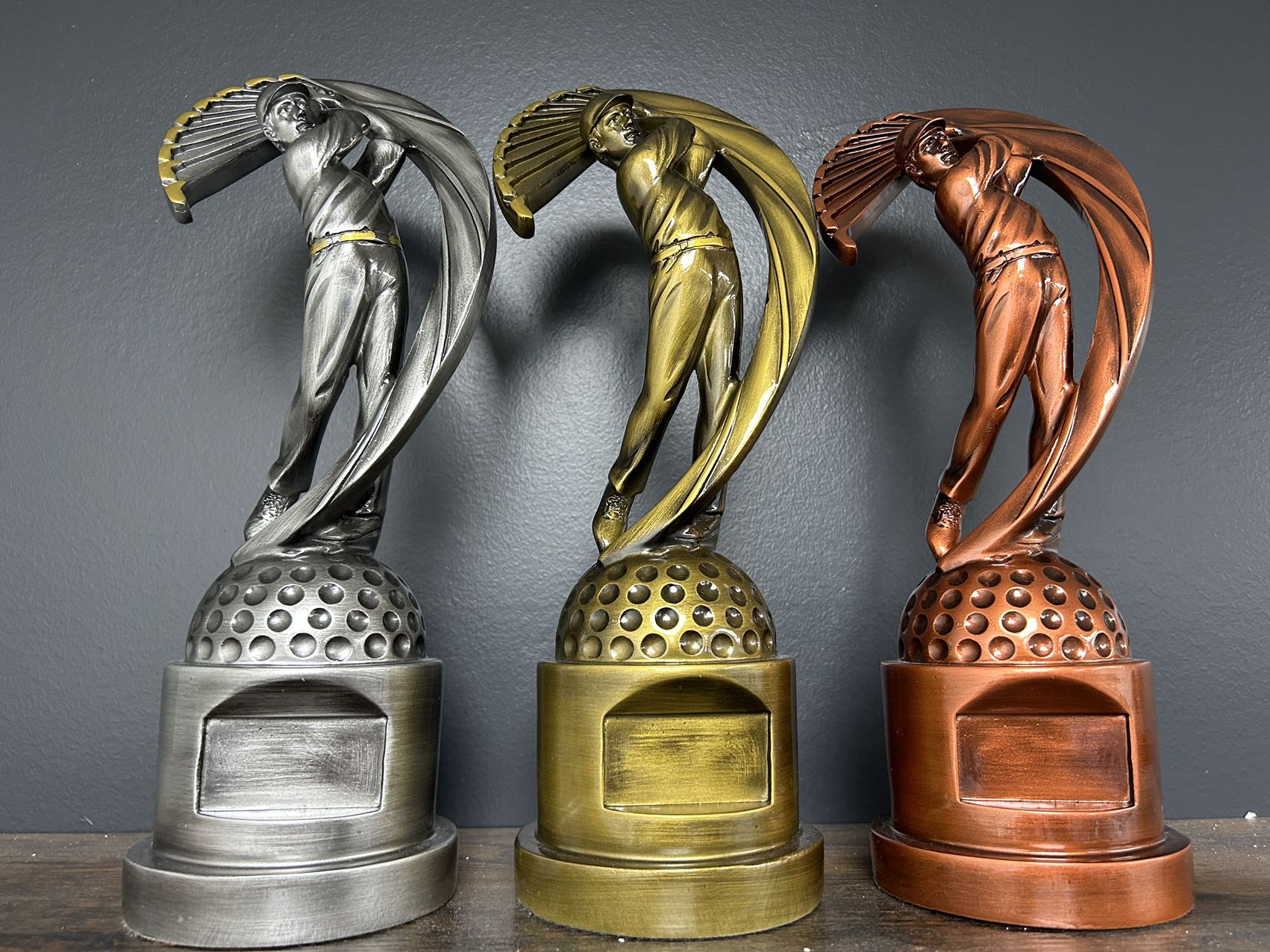 Bronze Golf Sculpture Gift