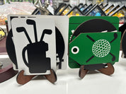 Golf  wooden desktop ornament