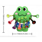 Frog shaped tee holder