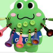 Frog shaped tee holder